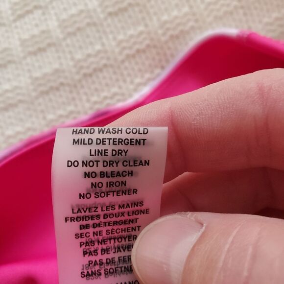 NEW! Good American 'Trippy' Tie Dye Seamed Leggings - size 1 (Small) in Pink - Picture 13 of 13